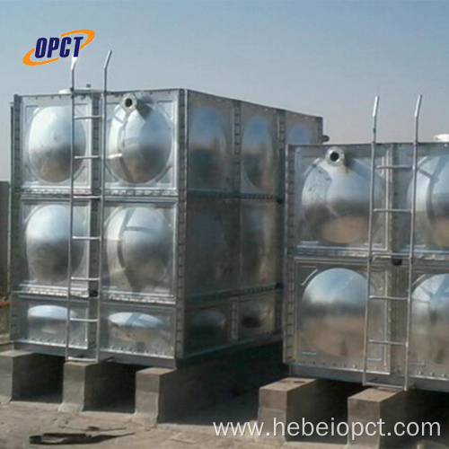 6000 liter agriculture HDG galvanized steel water tank